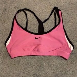 Nike Pink Sports Bra Size Small